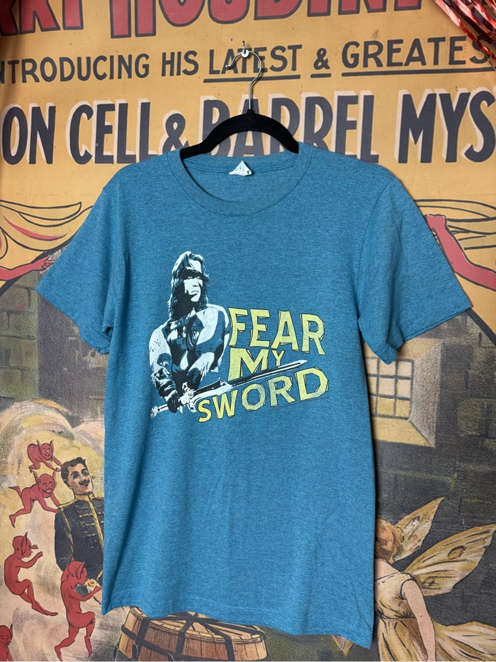 Conan the Barbarian Fear My Sword Graphic T-Shirt